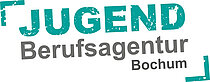 Das Bild zeigt das Logo der Jugendberufsagentur Bochum Das Bild zeigt das Logo der Jugendberufsagentur Bochum, einer gemeinsamen Einrichtung von Jobcenter, Stadt und Arbeitsagentur Bochum. Die Jugendberufsagentur ist die erste Anlaufstelle für alle jungen Menschen unter 25 Jahren.
